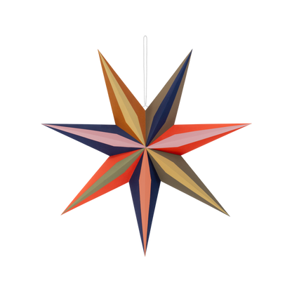 STELLA DI CARTA LUMINOSA