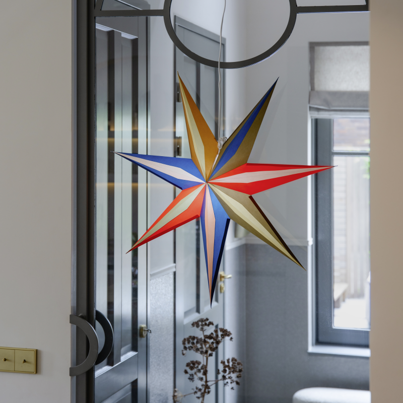 STELLA DI CARTA LUMINOSA