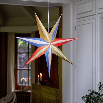 STELLA DI CARTA LUMINOSA