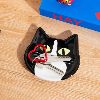 SVUOTATASCHE IN CERAMICA "GATTO" - DOIY DESIGN