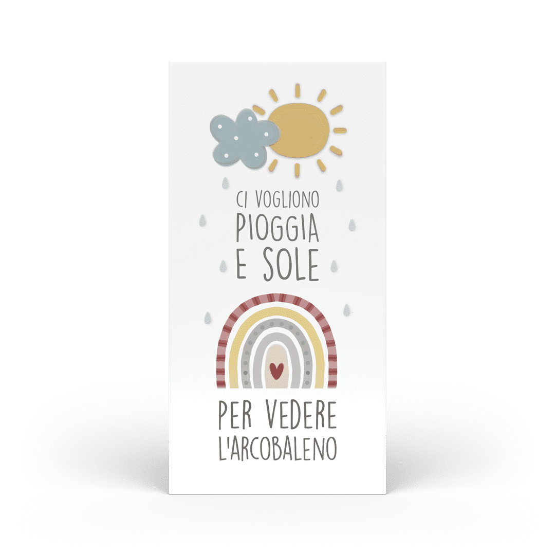 QUADRO IN LEGNO LACCATO CON SCRITTA