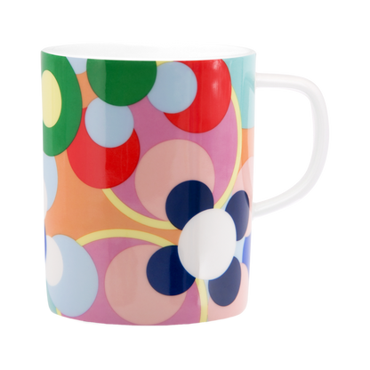 TAZZA COLORATA IN PORCELLANA