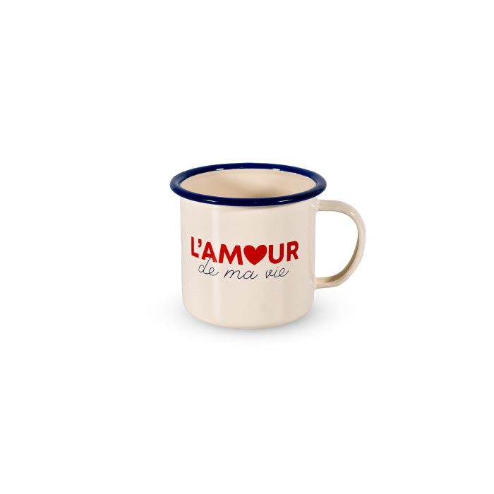 TAZZA SMALTATA CON STAMPA