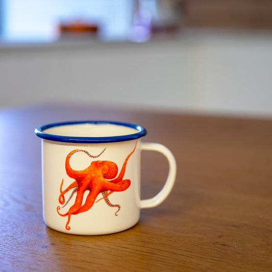 TAZZA SMALTATA CON STAMPA