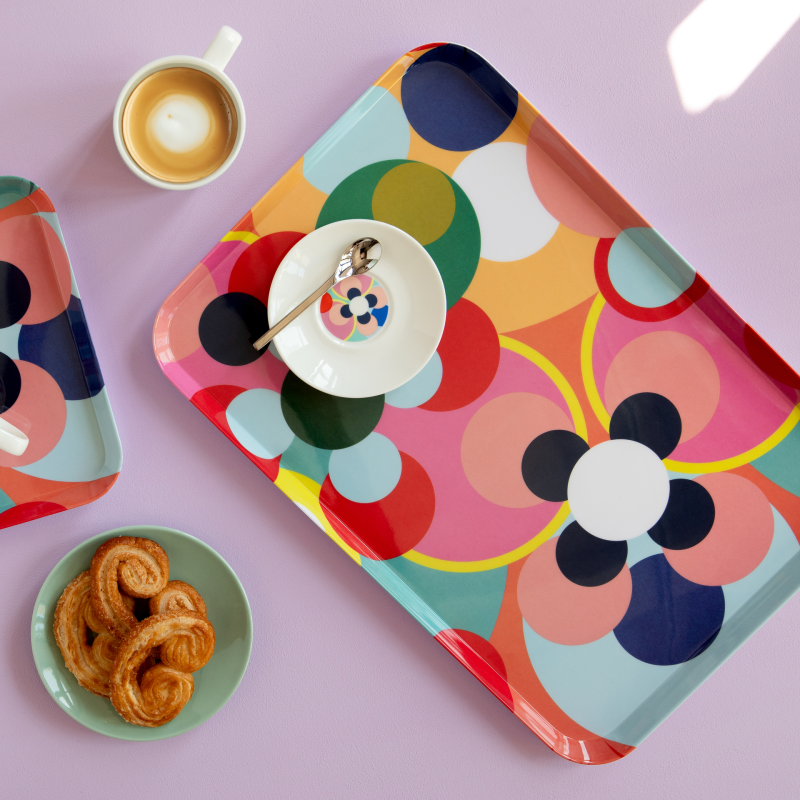 VASSOIO IN MELAMINA COLORATO