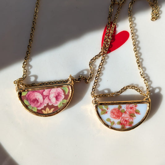 COLLANA PIATTI PLACCA ORO