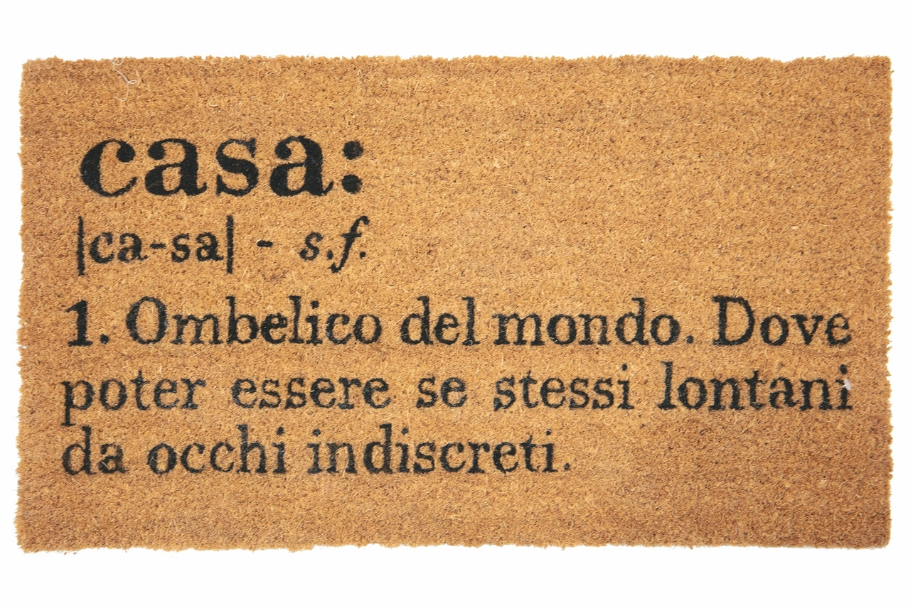 ZERBINO IN COCCO CON SCRITTA