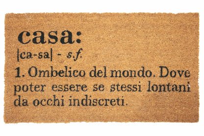 ZERBINO IN COCCO CON SCRITTA