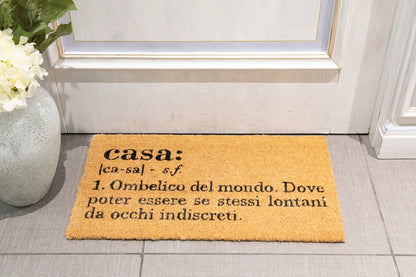 ZERBINO IN COCCO CON SCRITTA