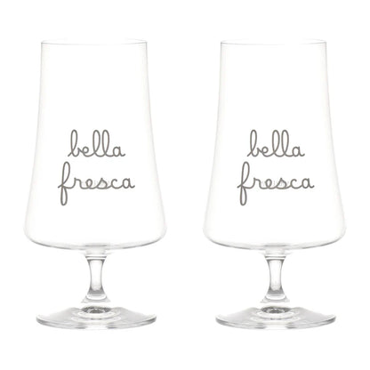BICCHIERI DA BIRRA CON DECORO