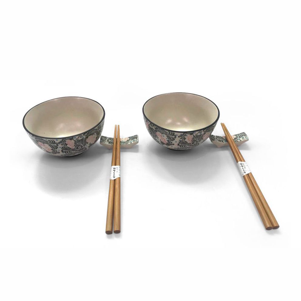 SET 2 COPPETTE GIAPPONESI CON ACCESSORI