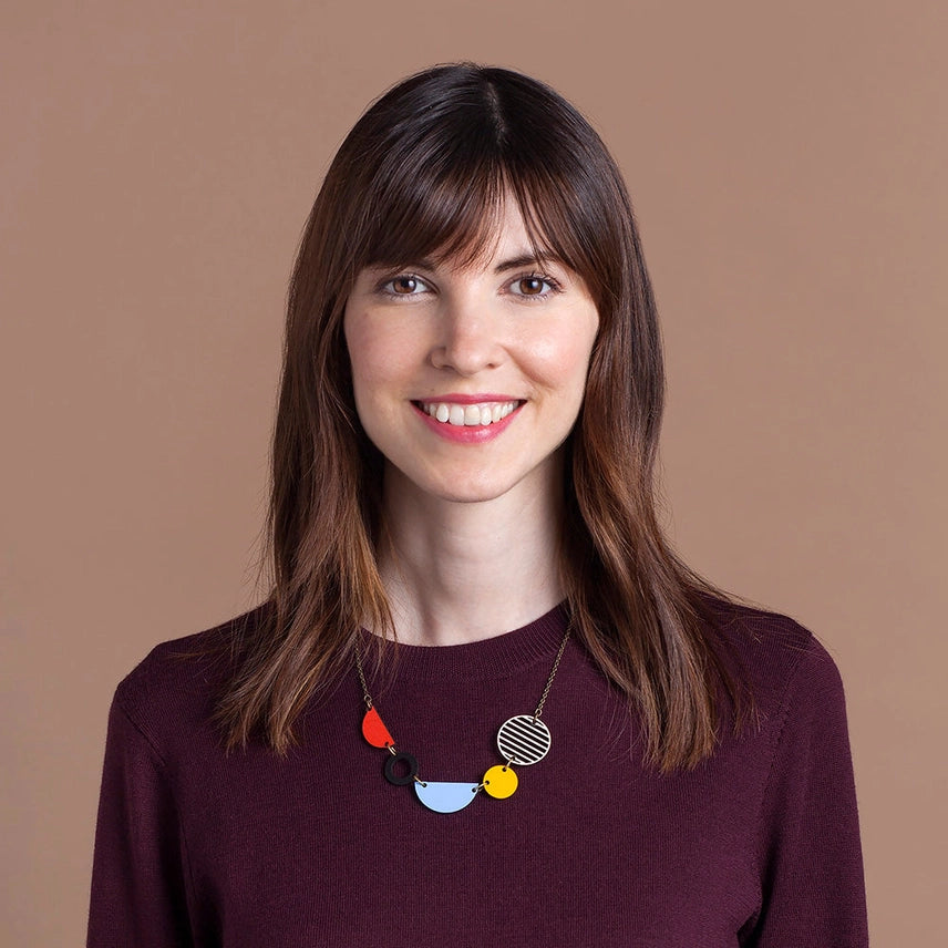 Collana in legno artigianale