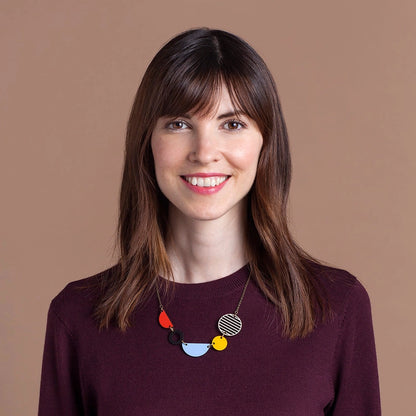 Collana in legno artigianale