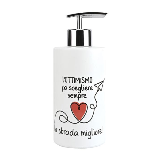 DOSASAPONE IN VETRO CON SCRITTA