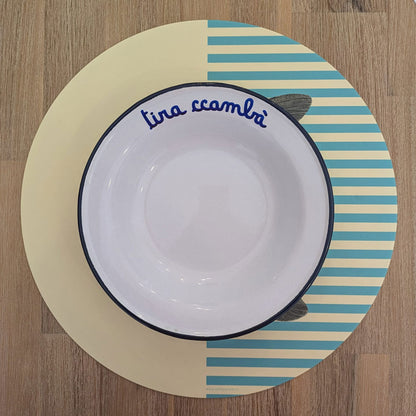 PIATTO SMALTATO PERSONALIZZATO