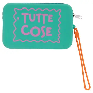 POCHETTE IN SILICONE COLORATA