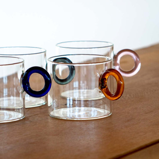 SET 4 TAZZE IN VETRO