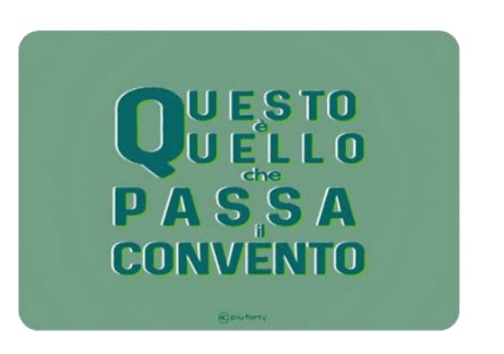 TOVAGLIETTA CON SCRITTA